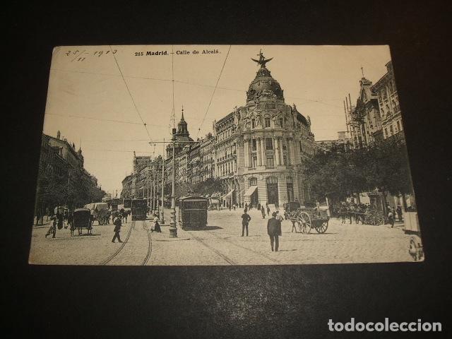 Postales: MADRID CALLE DE ALCALA - Foto 1