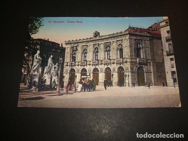 Postales: MADRID TEATRO REAL - Foto 1