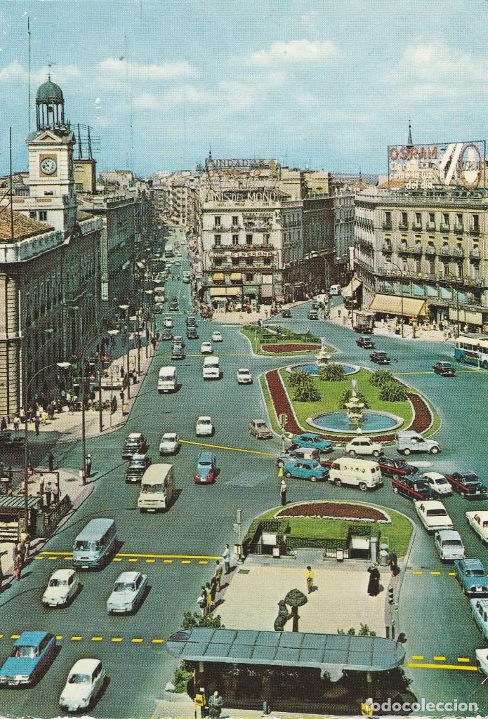 Postales: N&ordm; 1407 POSTAL PUERTA DEL SOL MADRID - Foto 1