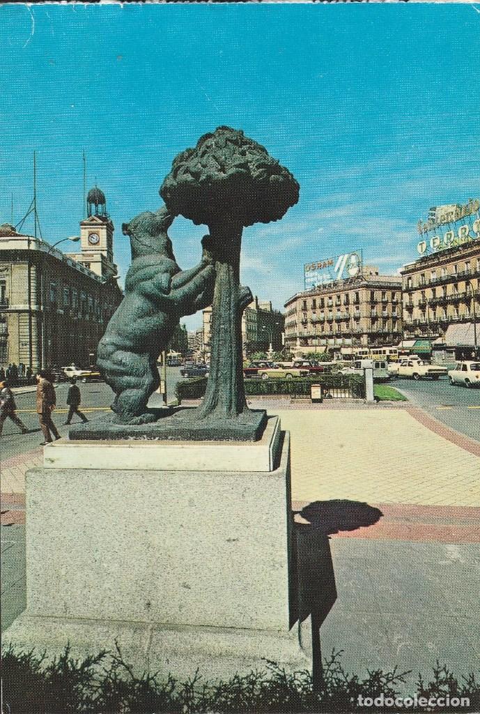 Postales: N&ordm; 1369 POSTAL PUERTA DEL SOL MADRID - Foto 1
