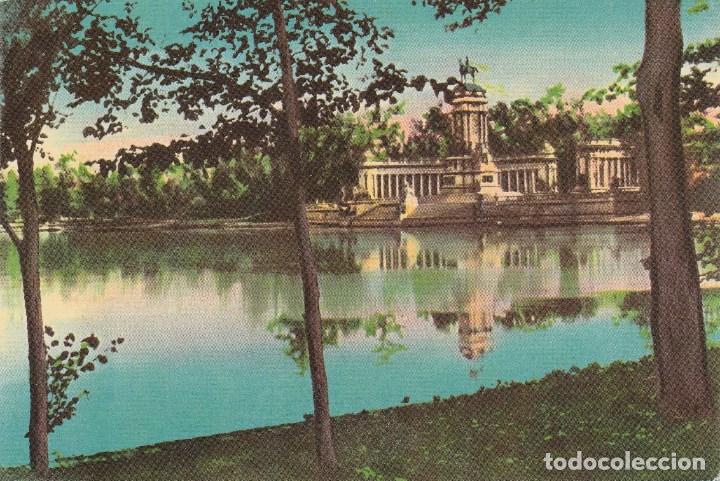 Postales: N&ordm; 1492 POSTAL PARQUE DEL RETIRO MADRID - Foto 1