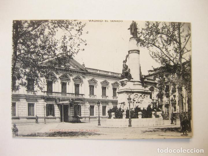 Postales: POSTAL DE MADRID. EL SENADO. HAUSER Y MENET - Foto 1