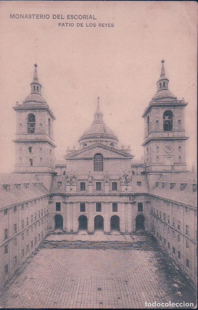 Postales: POSTAL MONASTERIO DEL ESCORIAL - PATIO DE LOS REYES - HAUSER Y MENET