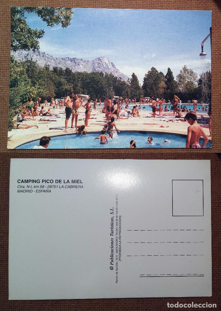 Postales: CAMPING PICO DE LA MIEL - LA CABRERA - MADRID - postcard - Foto 1