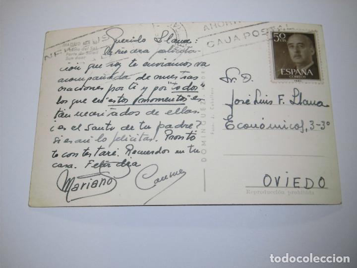 Postales: MADRID N&ordm; 41 PUERTA DEL SOL.EDICIONES DOMINGUEZ CIRCULADA - Foto 2