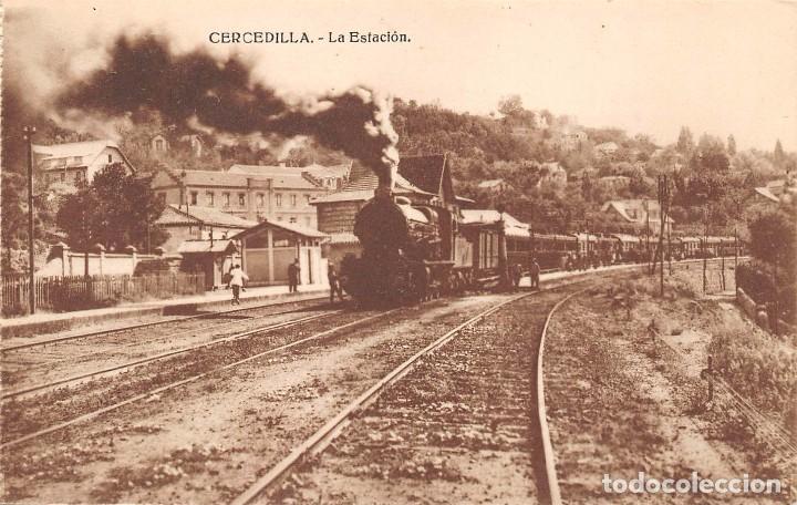 Postales: CERCEDILLA (MADRID).- LA ESTACION - Foto 1