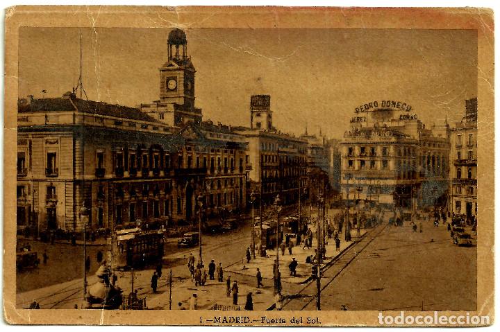 Postales: POSTAL DE MADRID (PUERTA DEL SOL) - Foto 1