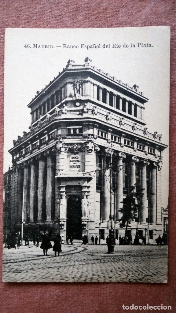 Postales: POSTAL MADRID - BANCO ESPA&Ntilde;OL DEL RIO DE LA PLATA - Foto 1