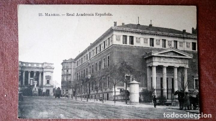 Postales: POSTAL MADRID - REAL ACADEMIA ESPA&Ntilde;OLA - Foto 1