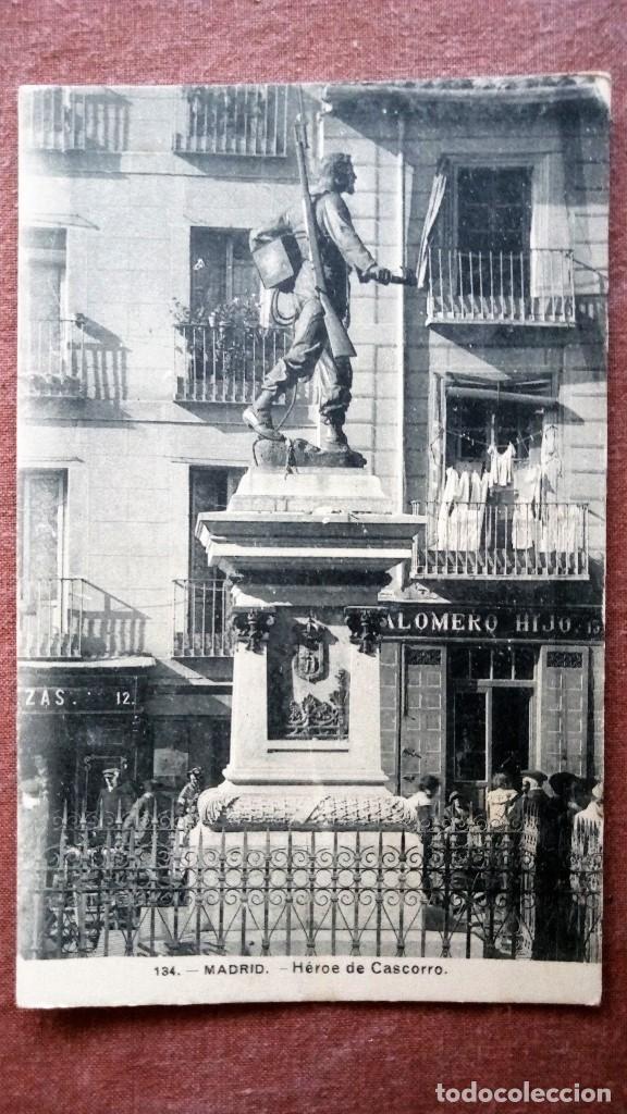 Postales: POSTAL MADRID - HEROE DE CASCORRO - Foto 1