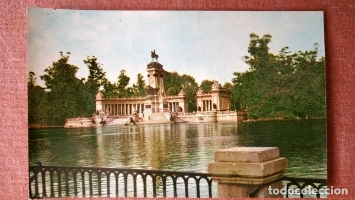 Postales: POSTAL MADRID - ESTANQUE DEL PARQUE DEL RETIRO - Foto 1