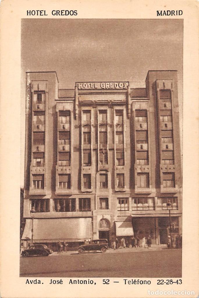 Postales: MADRID.- HOTEL GREDOS