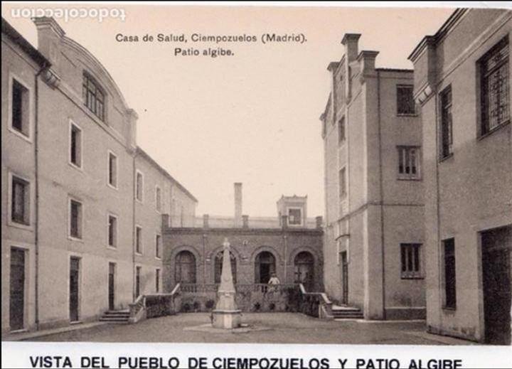 ciempozuelos, madrid.- casa salud, patio slgibe - Comprar Postales antiguas  de la Comunidad de Madrid en todocoleccion - 80739706