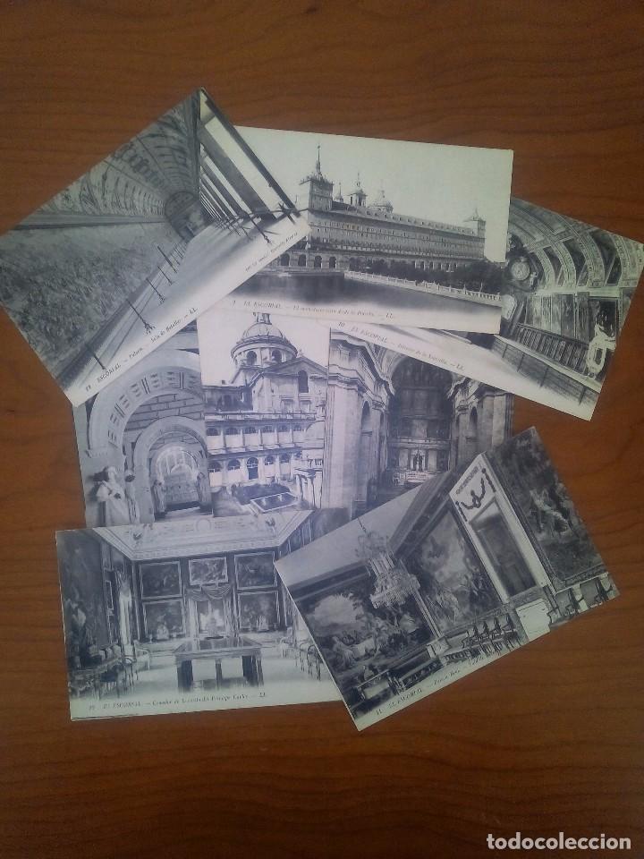 Postkarten: EL ESCORIAL .- 8 POSTALES EDICION CLEMENTE ALVAREZ .- LL.