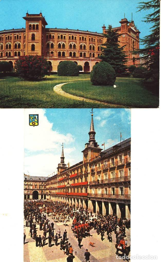 Postales: ANTIGUAS POSTALES MADRID: PLAZA MAYOR, PASEO PRADO, ARCO CUCHILLEROS, SAN JERONIMO, RETIRO.. AÑOS 60 - Foto 4 - 83486344
