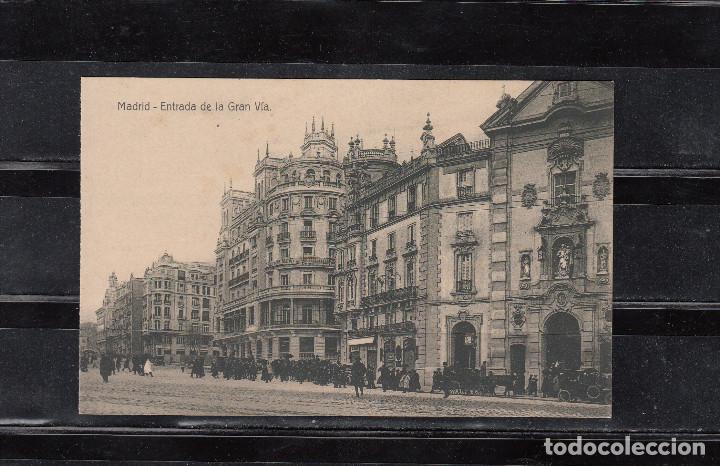 Postales: MADRID - ENTRADA DE LA GRAN VIA - Foto 1