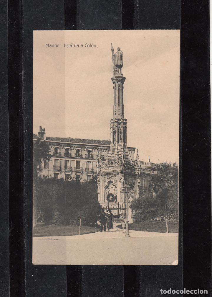 Postales: MADRID EST&Aacute;TUA A COL&Oacute;N - Foto 1
