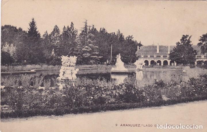 Postales: POSTAL 9 ARANJUEZ LAGO DEL JARDIN DE LA ISLA - Foto 1