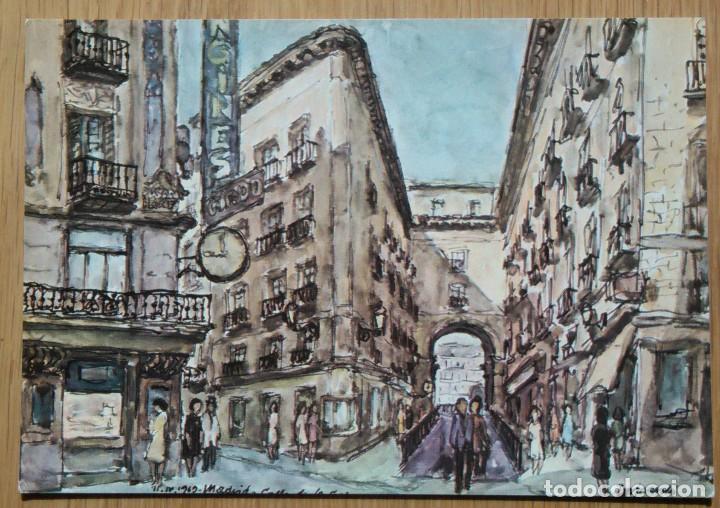 Postales: MADRID - CALLE DE LA SAL - Foto 1