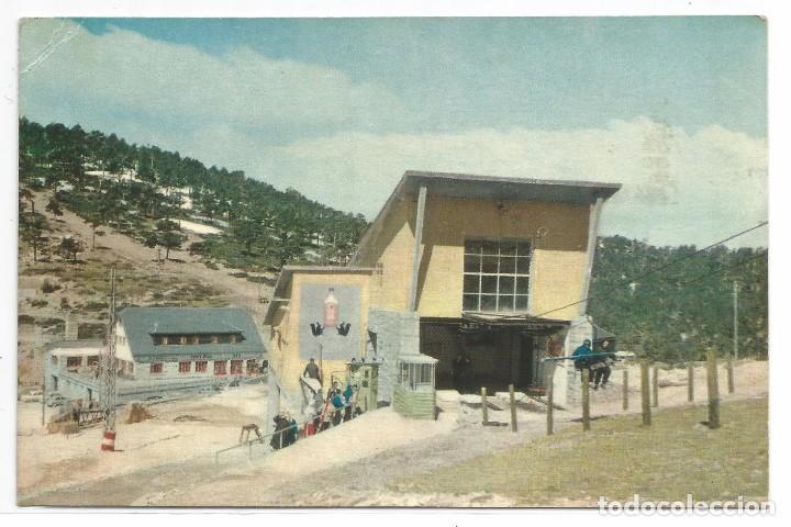 Postales: PUERTO NAVACERRADA / ESTACION TELESILLA I / EDICION COPIGRAF 1960 / FRANQUEADA