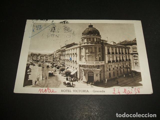 Postales: GRANADA HOTEL VICTORIA - Foto 1