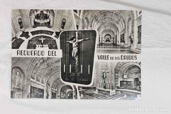Postales: POSTAL RECUERDO DEL VALLE DE LOS CAIDOS, CUELGAMUROS, INTERIOR DE LA CRIPTA - Foto 1