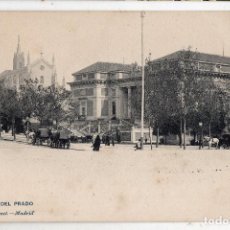 Postales: MADRID. MUSEO DEL PRADO. ANIMADA CON CARROS DE CABALLOS.. Lote 89855952