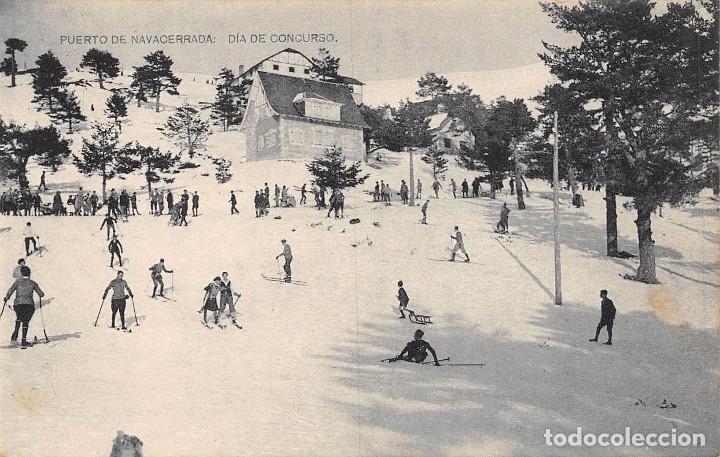 Postais: PUERTO DE NAVACERRADA (MADRID).- D&Iacute;A DE CONCURSO