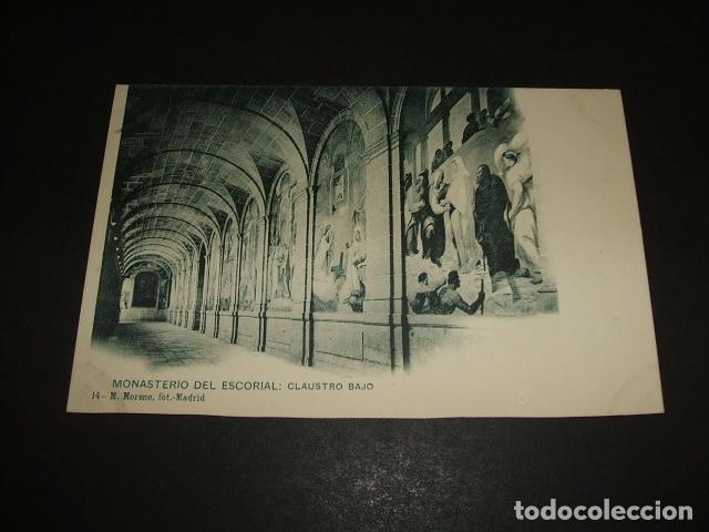 Postales: MONASTERIO DEL ESCORIAL CLAUSTRO BAJO - Foto 1