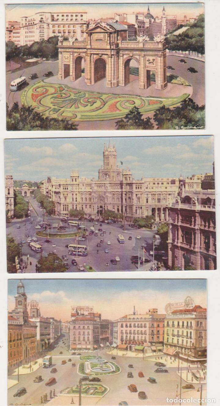 Postales: Madrid.- Lote de 3 postales. - Foto 1