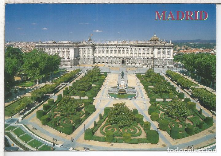 Postales: MADRID PALACIO REAL ESCRITA - Foto 1