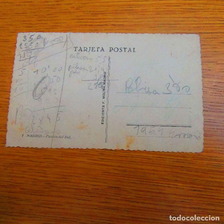 Postales: antigua postal madrid, puerta del sol - Foto 2