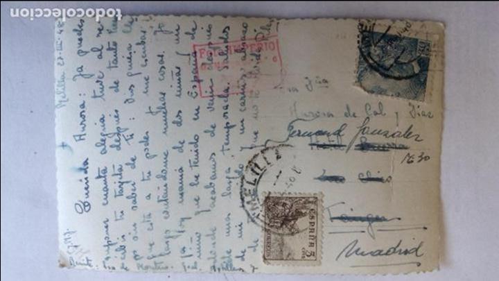 Postales: POSTAL MADRID, CIRCULADA A&Ntilde;O 1948 - Foto 2
