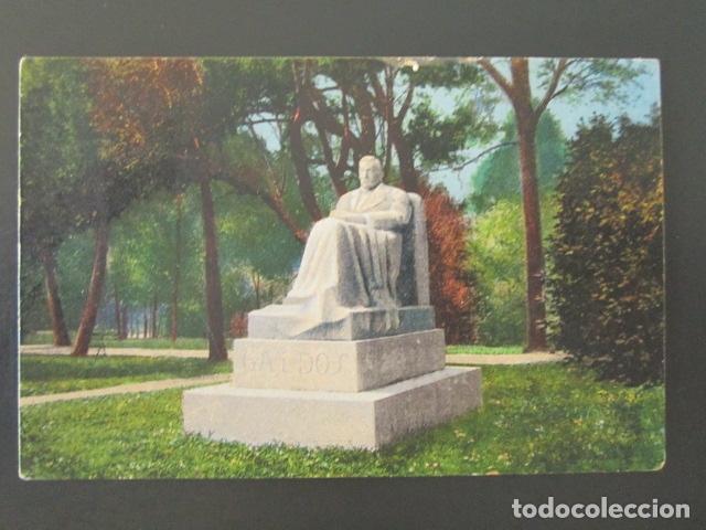 Postales: POSTAL MADRID. MONUMENTO A GALD&Oacute;S. - Foto 1