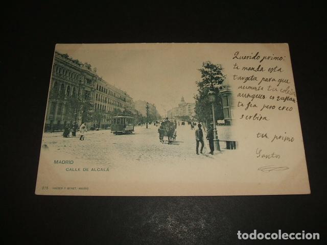 Postales: MADRID CALLE DE ALCALA - Foto 1