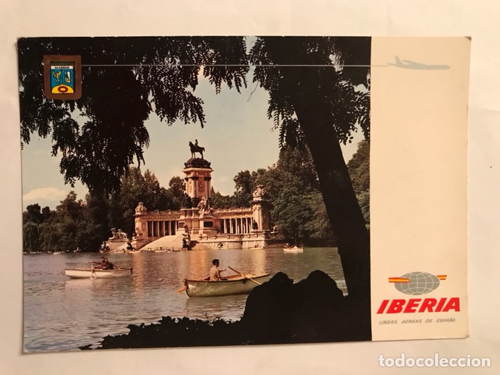 Postales: MADRID Postal &ldquo;Parque del Retiro&rdquo; (h.1960?) - Foto 1