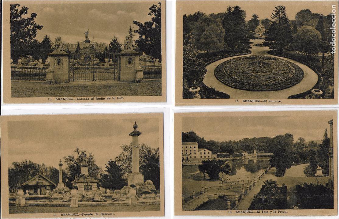 Postales: P- 7775. LOTE DE 8 POSTALES DE ARANJUEZ. - Foto 13