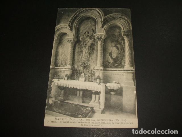 Postales: MADRID CATEDRAL DE LA ALMUDENA CRIPTA - Foto 1