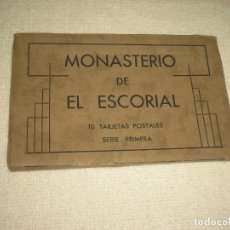 Postales: MONASTERIO DEL ESCORIAL . 10 POSTALES . HAUSER Y MENET