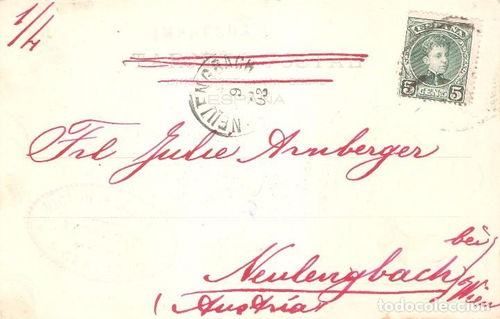 Postales: MADRID CHULA MADRILE&Ntilde;A 1903 - Foto 2