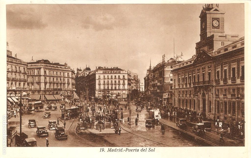 Postales: Madrid Puerta del Sol