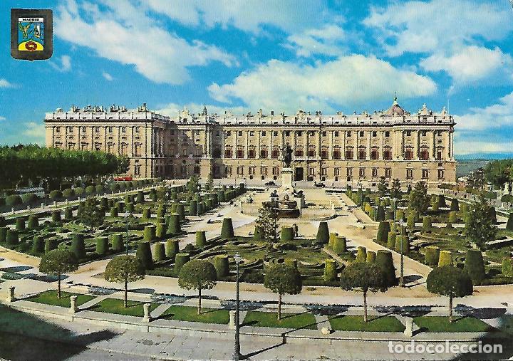 Postales: MADRID - PLAZA DE ORIENTE Y PALACIO REAL - Foto 1