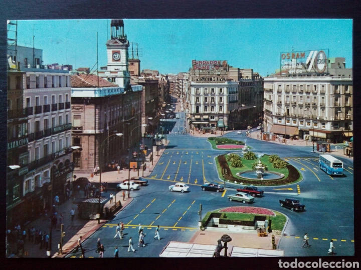 Postales: Postal de Madrid. Puerta del Sol. - Foto 1