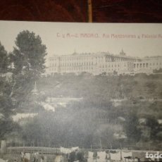 Postales: POSTAL DE MADRID - RIO MANZANARES Y PALACIO REAL. Lote 109821523