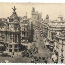 Postales: POSTAL DE MADRID VISTA PARCIAL Nº 125 AÑO 1954. Lote 110017455