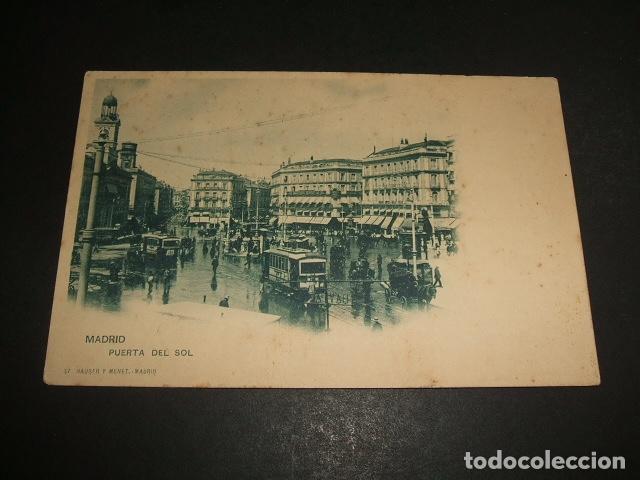 Postales: MADRID PUERTA DEL SOL HAUSER Y MENET - Foto 1