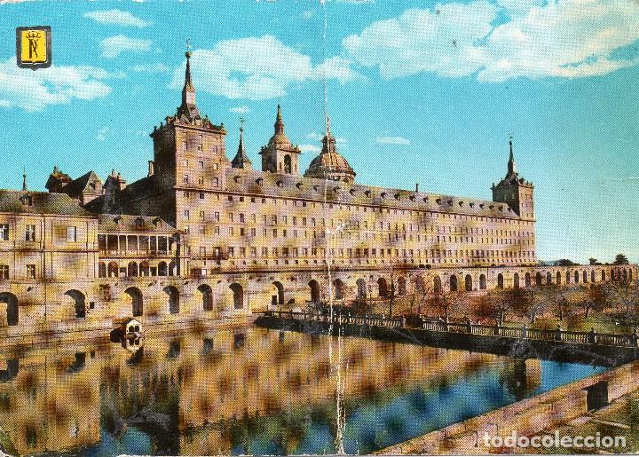Postales: EL ESCORIAL - VISTA DEL MONASTERIO DESDE EL JARDIN DE LOS FRAILES