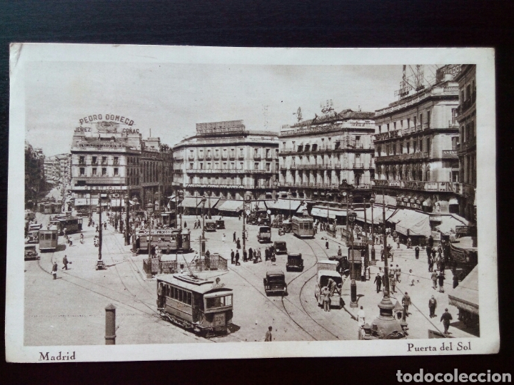 Postales: Postal de Madrid. Puerta del Sol. - Foto 1