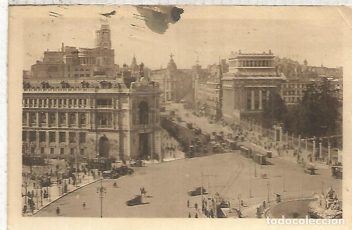 Postales: MADRID CIBELES ESCRITA - Foto 1