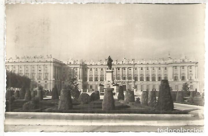 Postales: MADRID PALACIO REAL ESCRITA - Foto 1